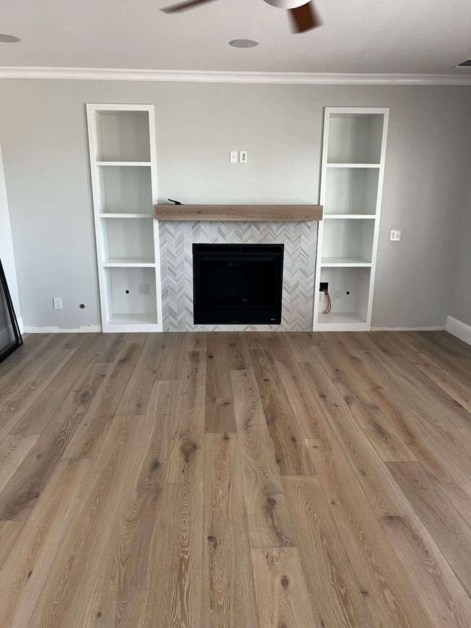 Elegant Engineered Wood Flooring Installation image